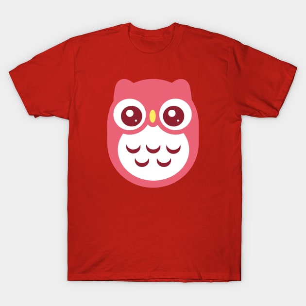 Pink Cute baby Owl T-Shirt by ClaudiaRinaldi